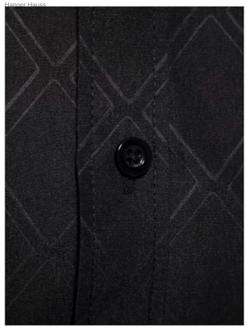 Men's Geometric Print Long Sleeve Button Down Shirt Business Casual Dress Shirt - Picture 3 of 3
